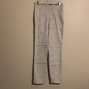 Old Navy Elastic Waist Animal Print Dress Pants (8 Tall)